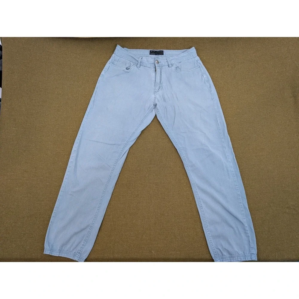 Oakley Mens Cotton Light Blue Pant 33 X 32 - Picture 1 of 7